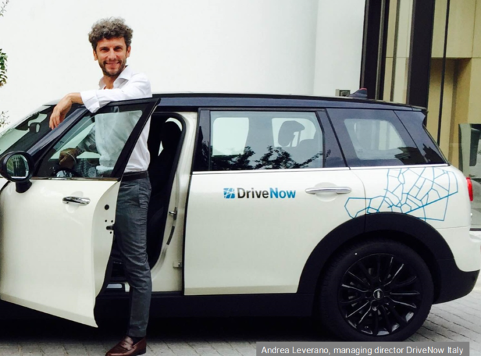 Car sharing - Andrea Leverano DriveNow Italy