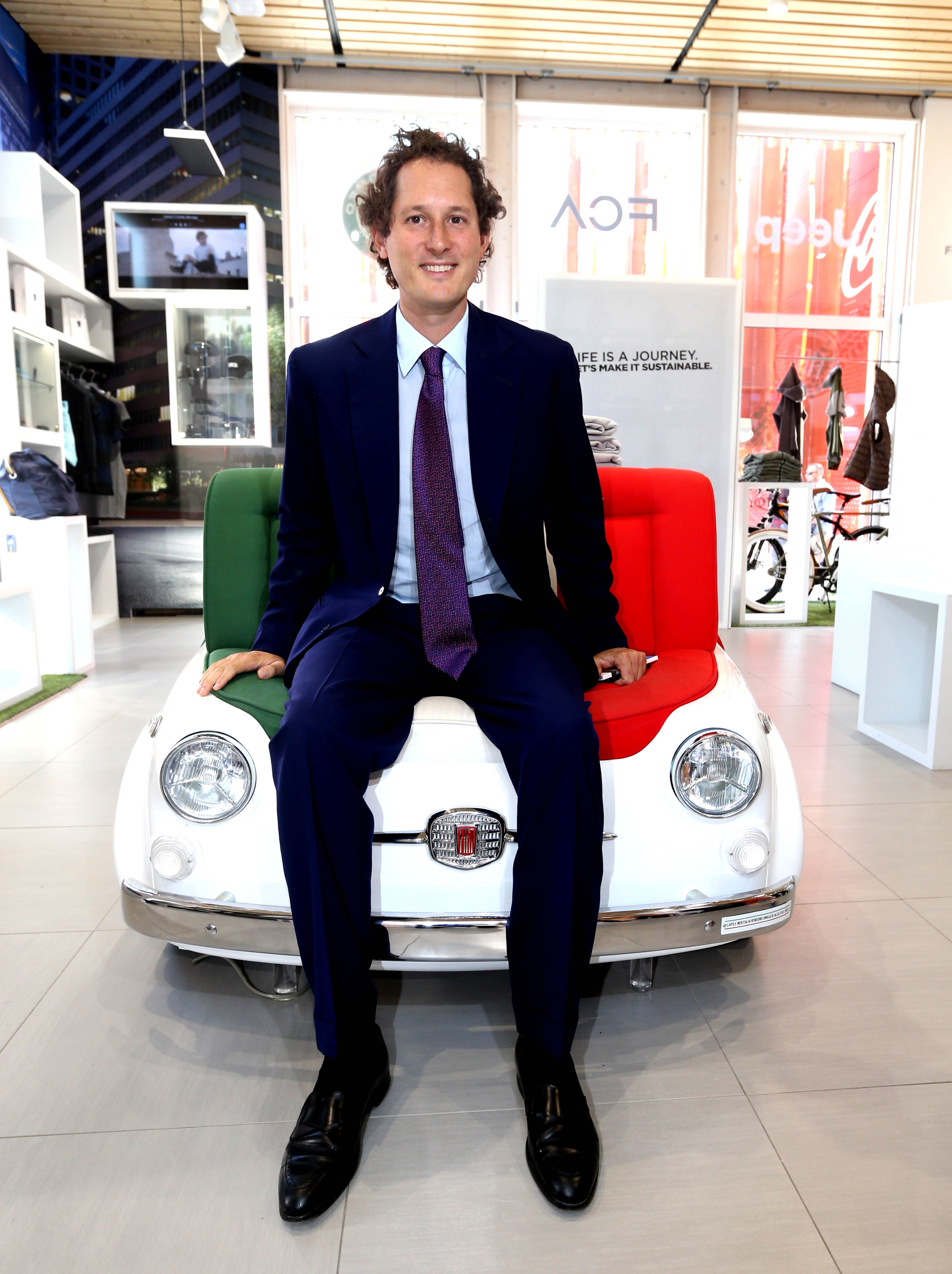 John Elkann, presidente di Fiat
