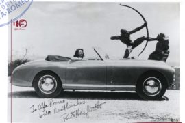 Rita Hayworth con Alfa Romeo 6C 2500 SS