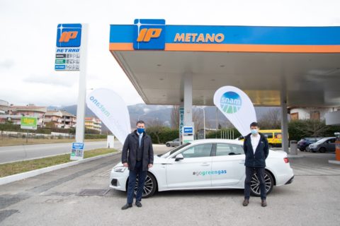 IP e Snam4Mobility, nel Lazio la prima di 26 stazioni a gas naturale