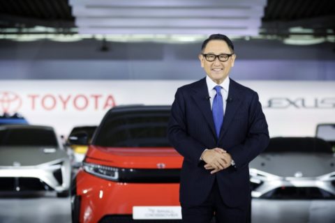 Toyota primo Costruttore mondiale Toyota, il presidente Akio Toyoda