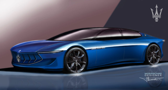 Maserati Ghibli Folgore, ipotesi di Stefano Moraschini design