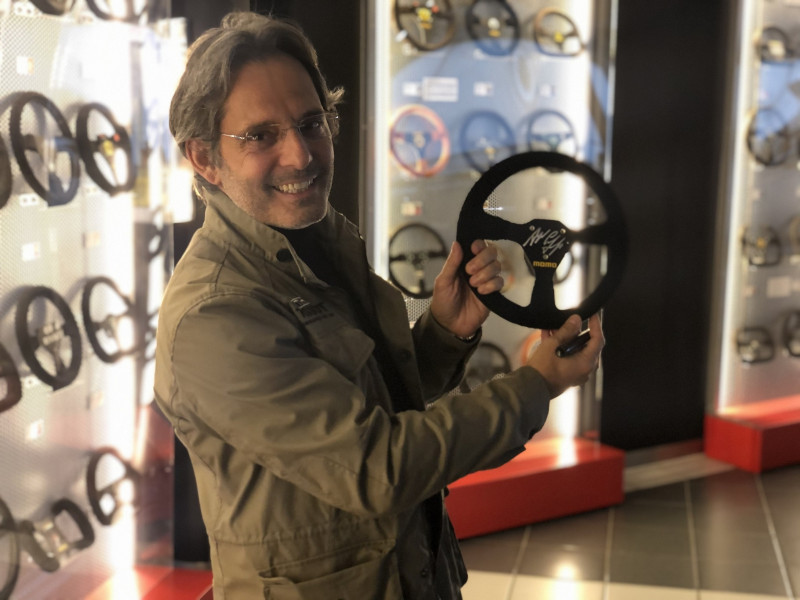 Al Museo Nicolis il volante e la tuta dell’ex pilota F1 Alex Caffi - 5