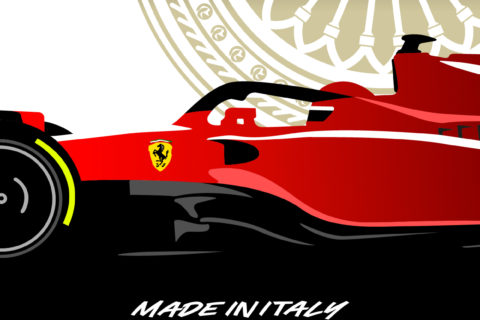 Motor Valley Fest 2022 The art of innovation - il poster ufficiale - FERRARI