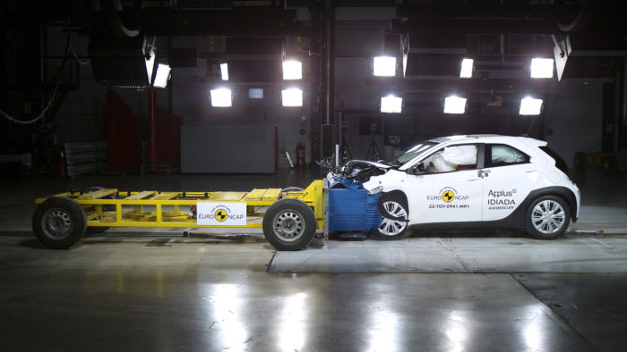 Toyota Aygo X crash test Euro Ncap