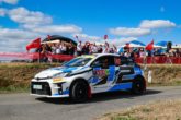 Akio Toyoda apripista al rally del Belgio su Toyota GR Yaris H2 a idrogeno