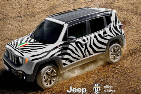 Jeep festeggia lo storico sesto scudetto consecutivo della Juventus
