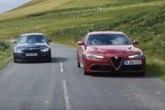 Alfa Romeo Giulia Quadrifoglio sfida la BMW M3 Competition Pack
