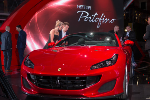 Ferrari Portofino, il debutto con Vettel e Marchionne