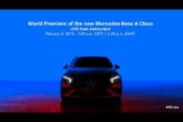 Mercedes Classe A, live streaming della prima mondiale