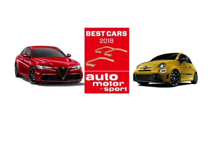 Alfa Romeo Giulia e Abarth 595 Best Cars 2018 per Auto Motor und Sport