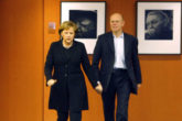 Thomas Steg con Angela Merkel.
