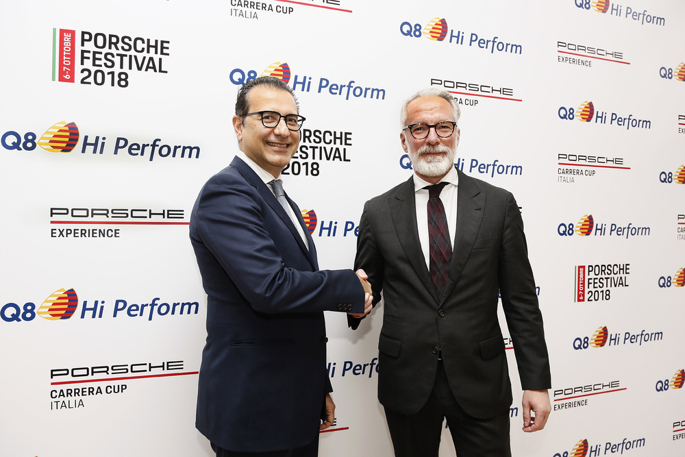 Q8 Hi Perform partner ufficiale di Porsche Italia per il 2018