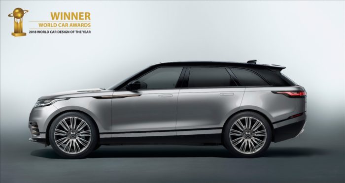 Range Rover Velar vince il World Car Design of the Year