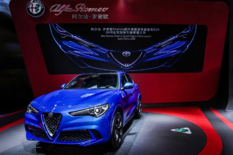Alfa Romeo Stelvio Quadrifoglio al Salone di Pechino -Cina