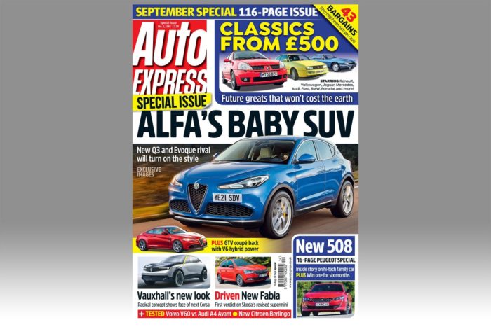 Alfa Romeo baby SUV, copertina di Auto Express