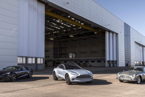 La nuova fabbrica Aston Martin a St Athan in Galles