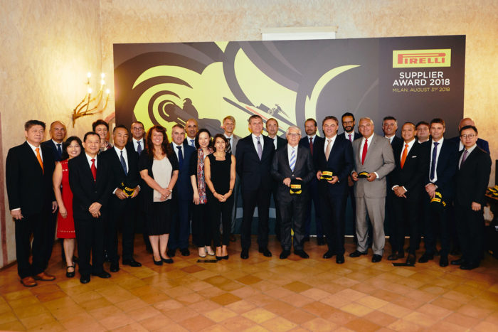 Pirelli Supplier Award 2018