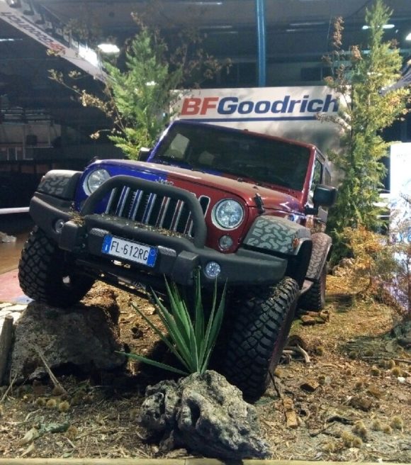 BFGoodrich il nuovo pneumatico Mud-Terrain T:A KM3 al 4x4 Fest su Jeep Wrangler Sahara 1