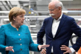 Angela Merkel e Dieter Zetsche nel 2017