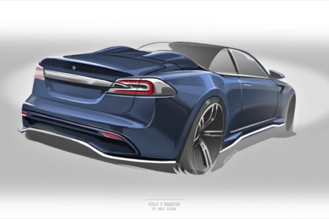 Ares Design Tesla Model S Roadster
