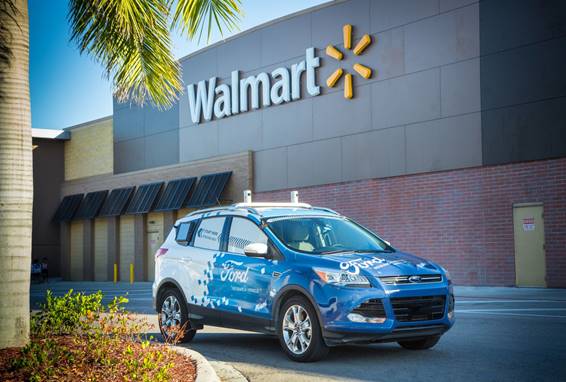 Ford, Walmart e Postmates: guida autonoma per le consegne a domicilio