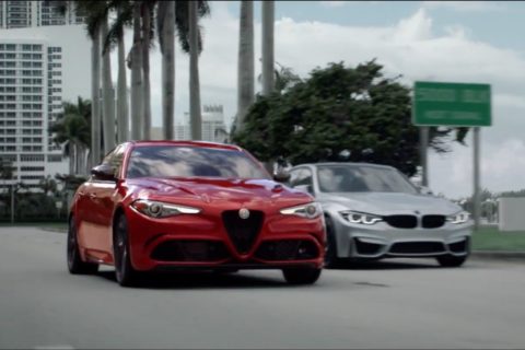 Alfa Romeo Giulia Quadrifoglio sfida BMW e Mercedes