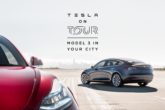 Tesla Model 3, tour in Italia in 20 città fino a maggio
