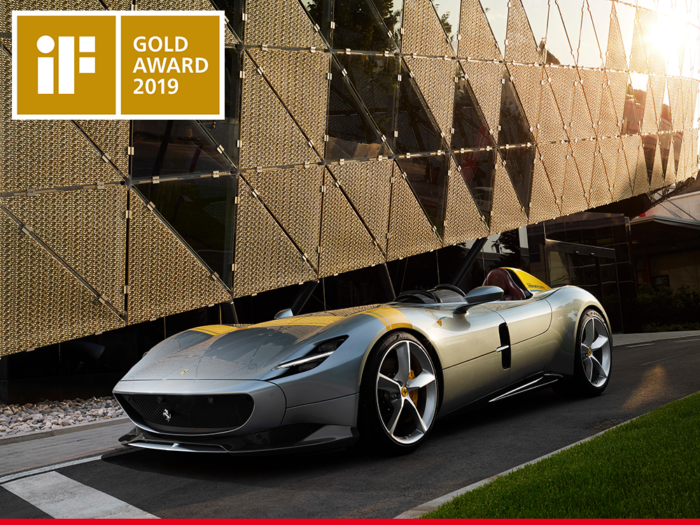 Ferrari Monza SP1 vince il prestigioso iF Gold Award