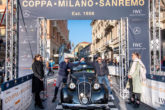 Coppa Milano Sanremo 2019 - Trionfo per Alberto Aliverti e Stefano Cadei al volante di una Fiat 508 C del 1937