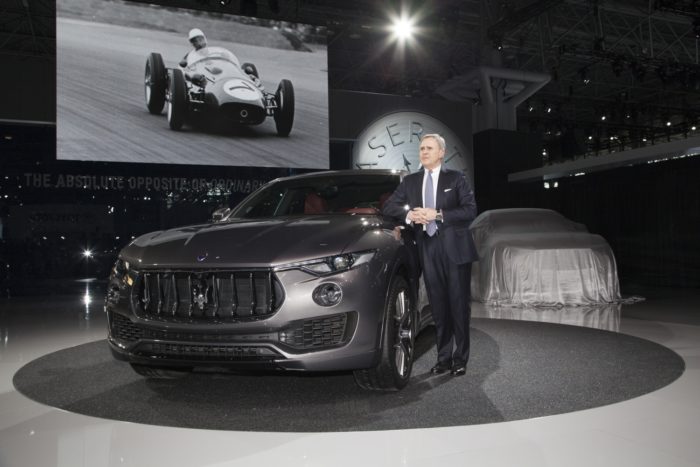 Harald J. Wester - CEO Maserati, con Levante