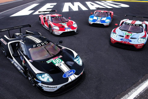 Ford GT - livree celebrative per l'ultima gara a Le Mans