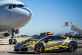 Lamborghini Huracan RWD all'aeroporto di Bologna