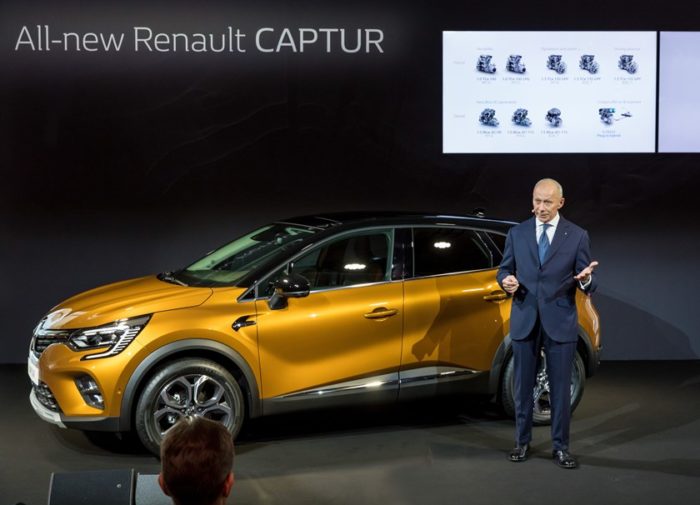 Thierry Bolloré e Renault Captur