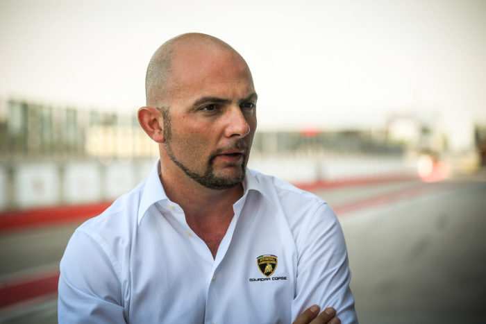 Giorgio Sanna, Head of Motorsport Lamborghini