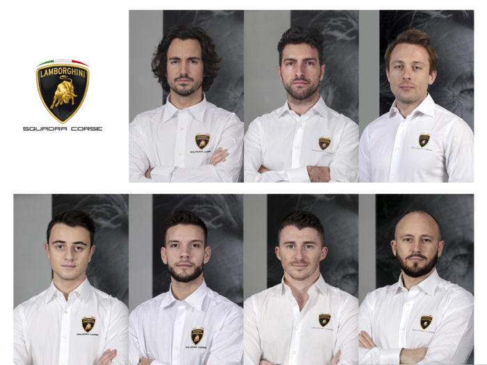 Lamborghini Squadra Corse presenta i piloti ufficiali 2020