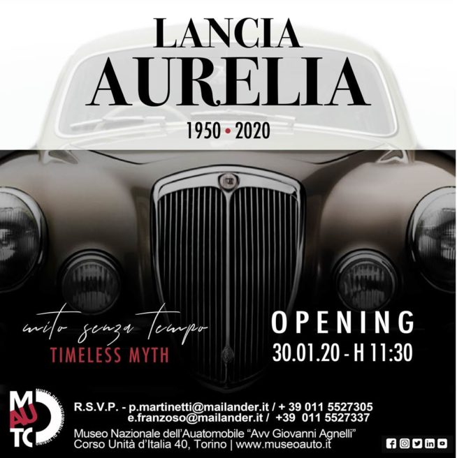 Lancia Aurelia 1950-2020, mito senza tempo