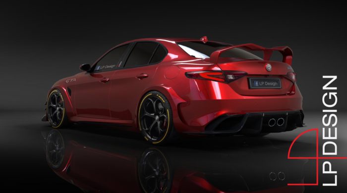 Alfa Romeo Giulia GTA 2020, render di LP Design 4