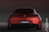 Alfa Romeo Brera Concept, i render di LP Design