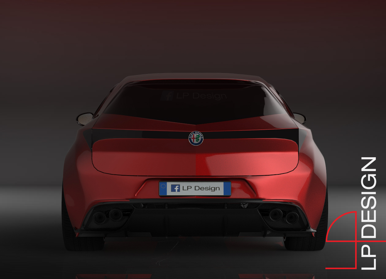 Alfa Romeo Brera Concept, i render di LP Design 1