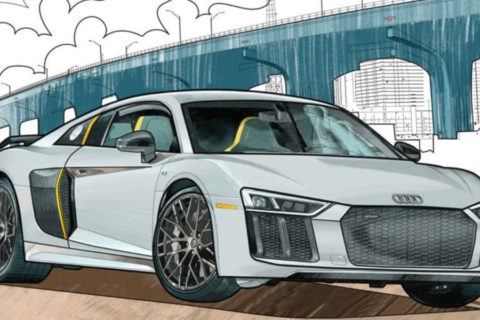 Audi - libro da colorare 1