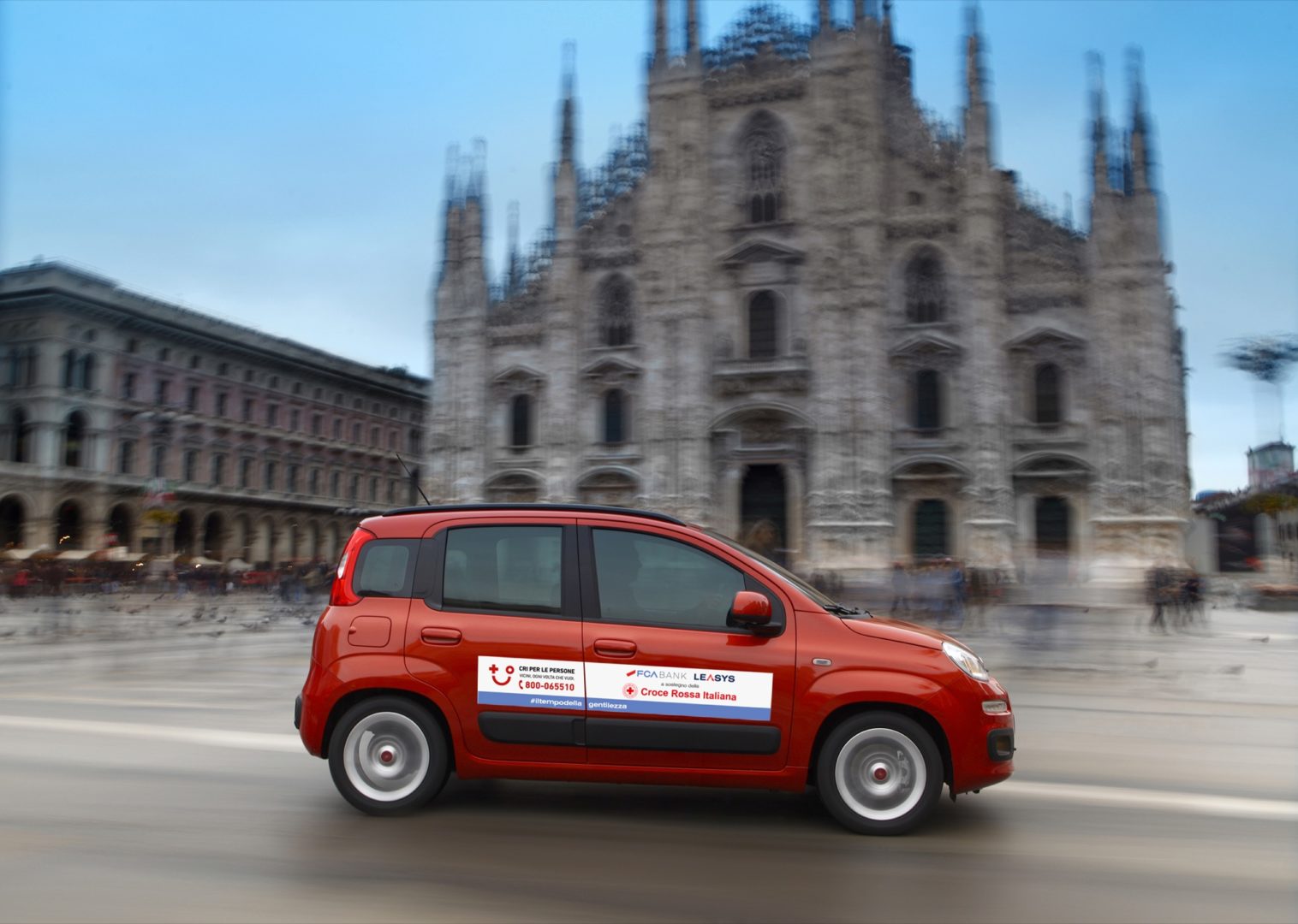 Leasys mette a disposizione della Croce Rossa Italiana 300 Fiat e Jeep