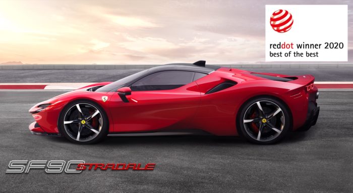 Ferrari SF90 Stradale si aggiudica il Red Dot Best of the Best Award 
