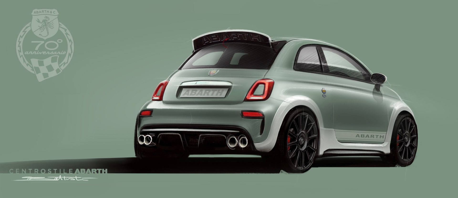 Spoiler made in Abarth