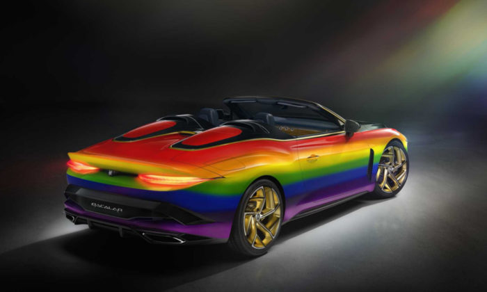 Bentley Mulliner Bacalar in versione arcobaleno