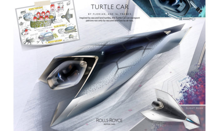 3 Rolls-Royce Young Designer Competition - Turtle Car