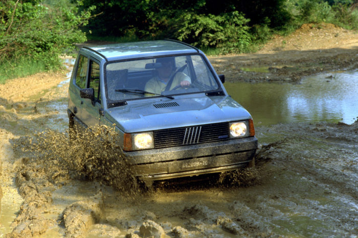 Fiat Panda 4x4, prima generazione. L'esordio fu nel 1983