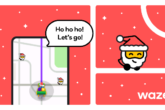 tema di Natale di Waze