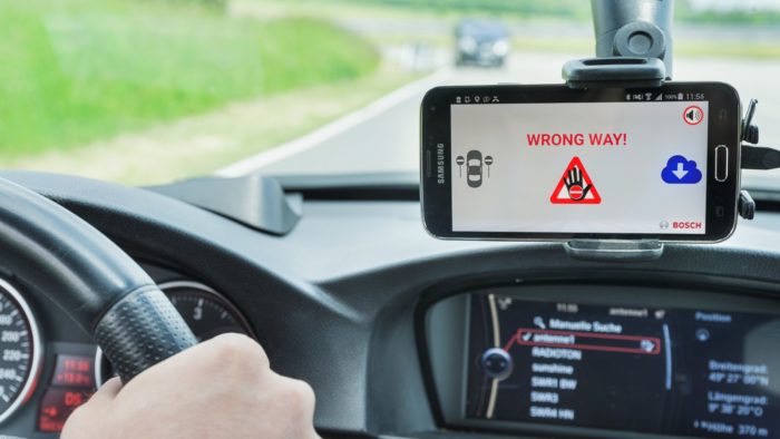 Bosch wrong way driver warning - 3