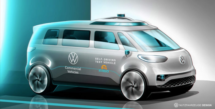 ID.Buzz sarà la prima Volkswagen a guida totalmente autonoma